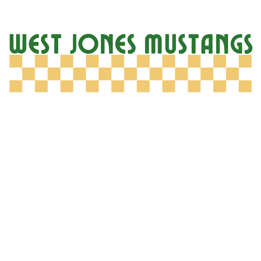 West Jones Mustangs Checkered