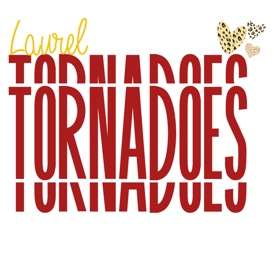 Laurel Tornadoes Hearts