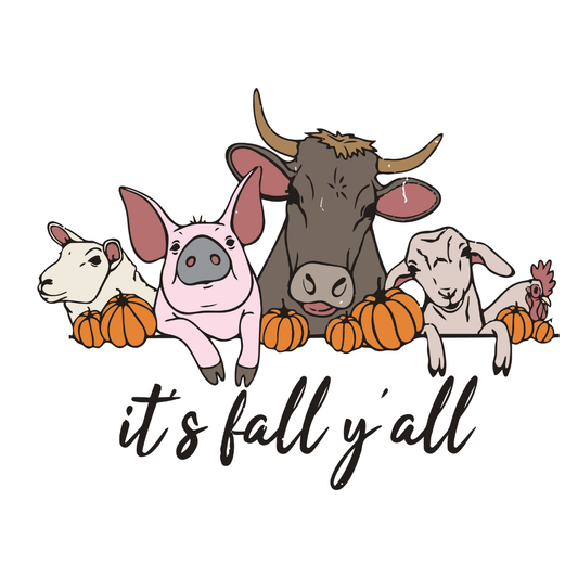 It's Fall Y'all Barn Animals