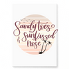 Sandy Toes and Sunkissed Nose by Print Palette
