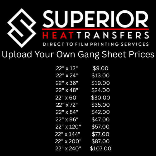 Upload Your Own Gang Sheet
