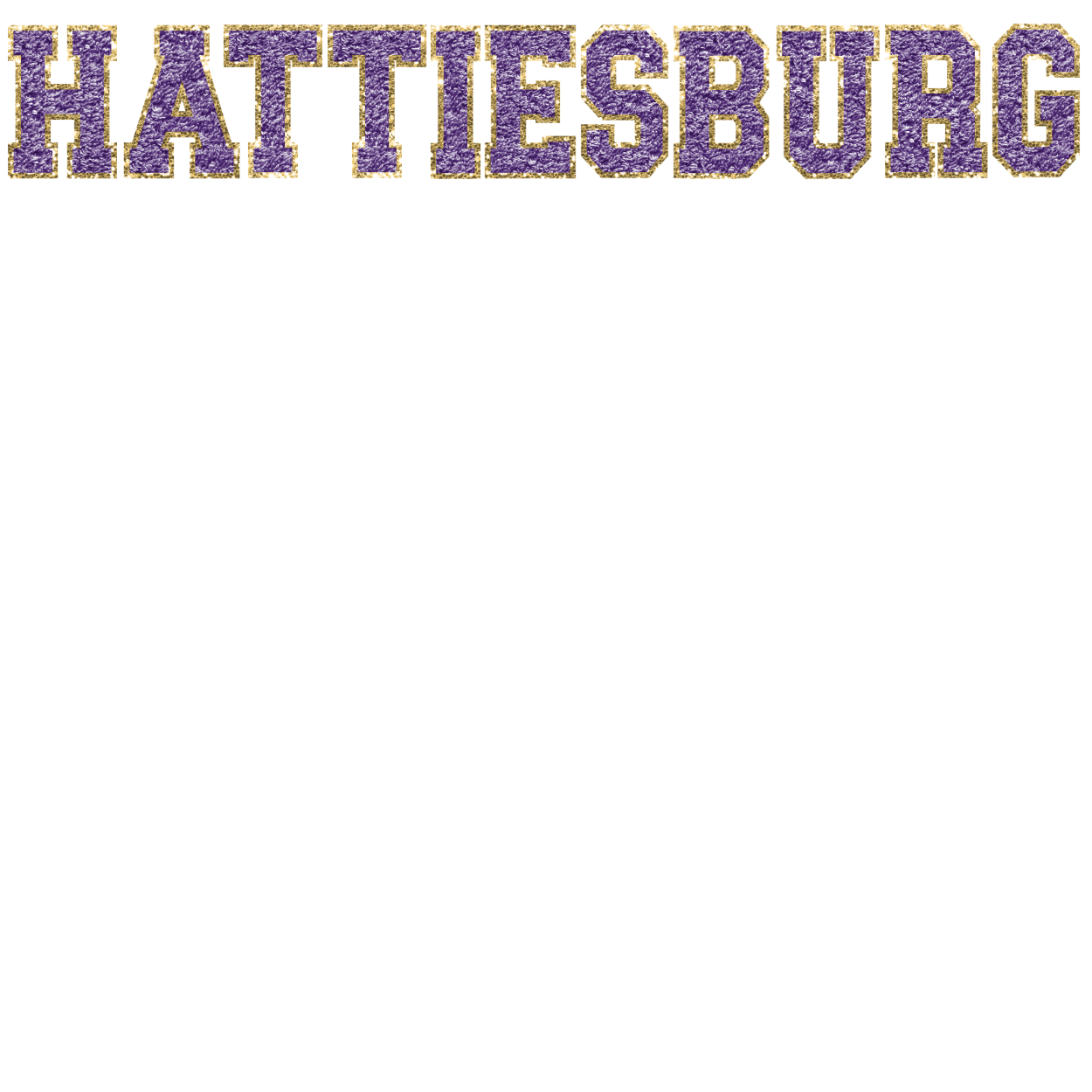 Hattiesburg Faux Embroidery Glitter by Print Palette