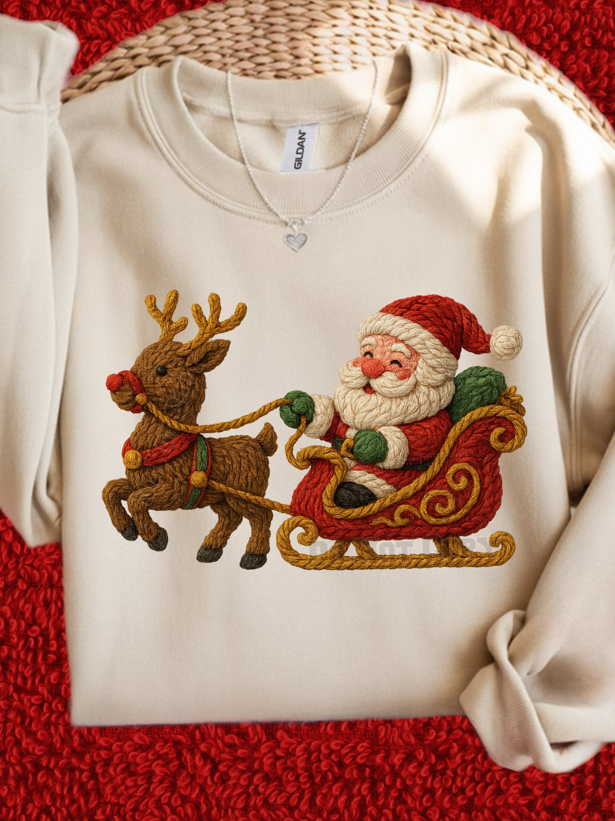 Santa Sleigh Yarn
