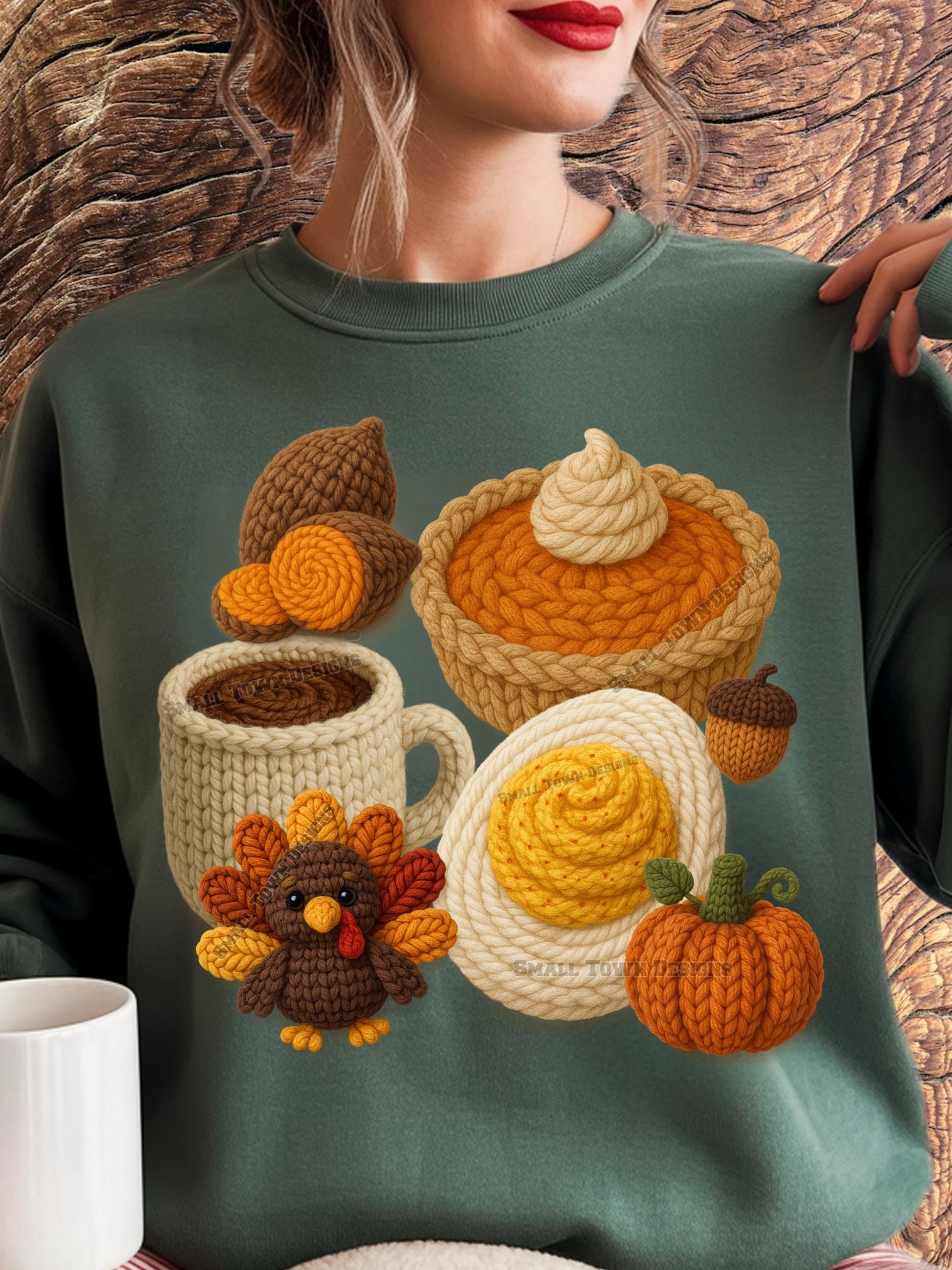 Thanksgiving Plate yarn