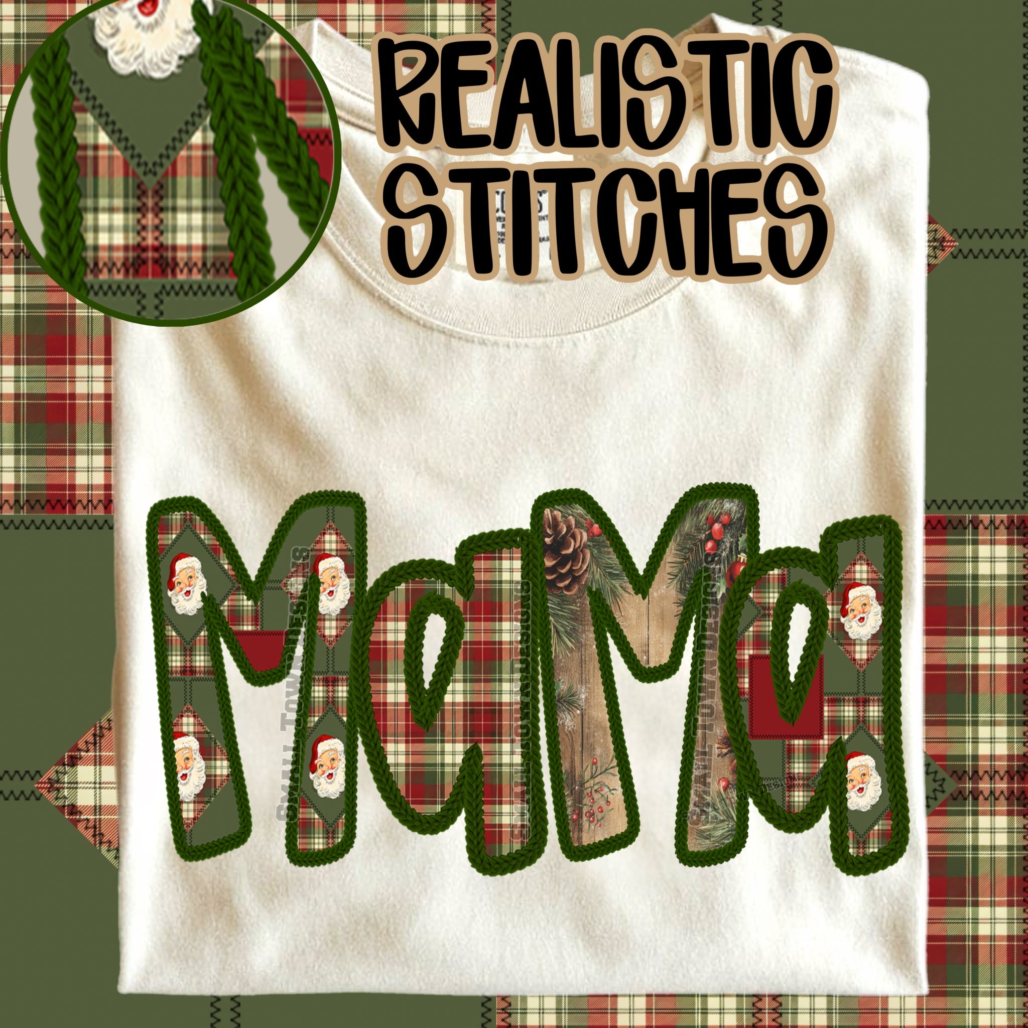Mama Stitch Santa