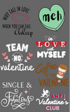 Print Palette Graphic Designs - Anti-Valentine's Day Gang Sheet - 22" x 36"