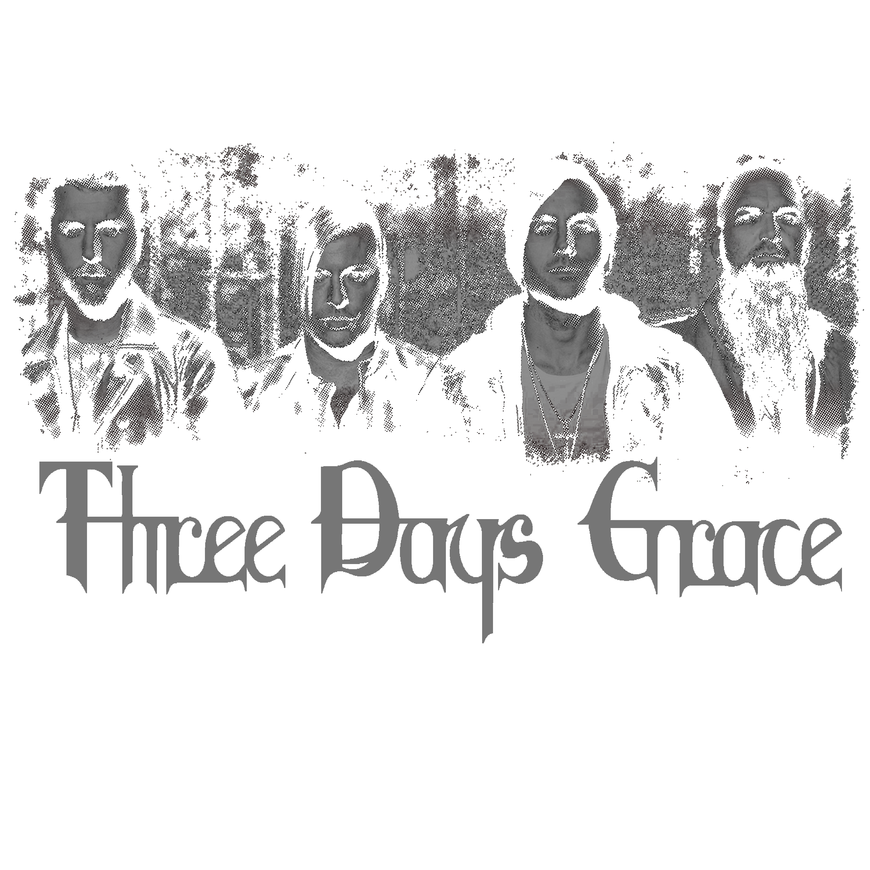 Randomness 1650 - Three Days Grace Halftone