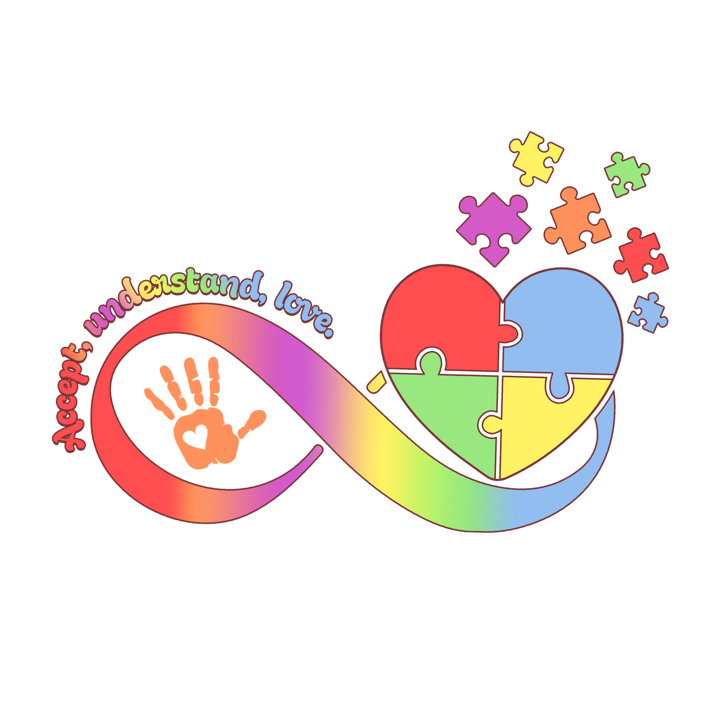 Autism 750 - Copy Of A05 L240414 12 Autism Awareness Puzzle 12