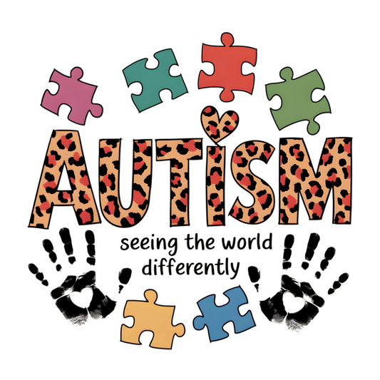 Autism 450 - Copy Of 24. Cute Garden Gnome Holding An Autism Awareness Ribbon