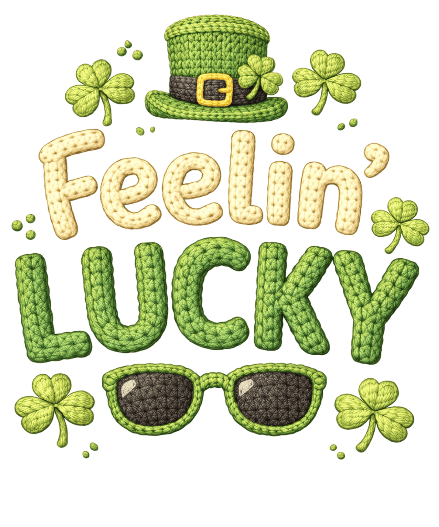 St. Patrick's Day 105 - Knitted Yarn Crochet Patricks Day 138316000 2 (3)