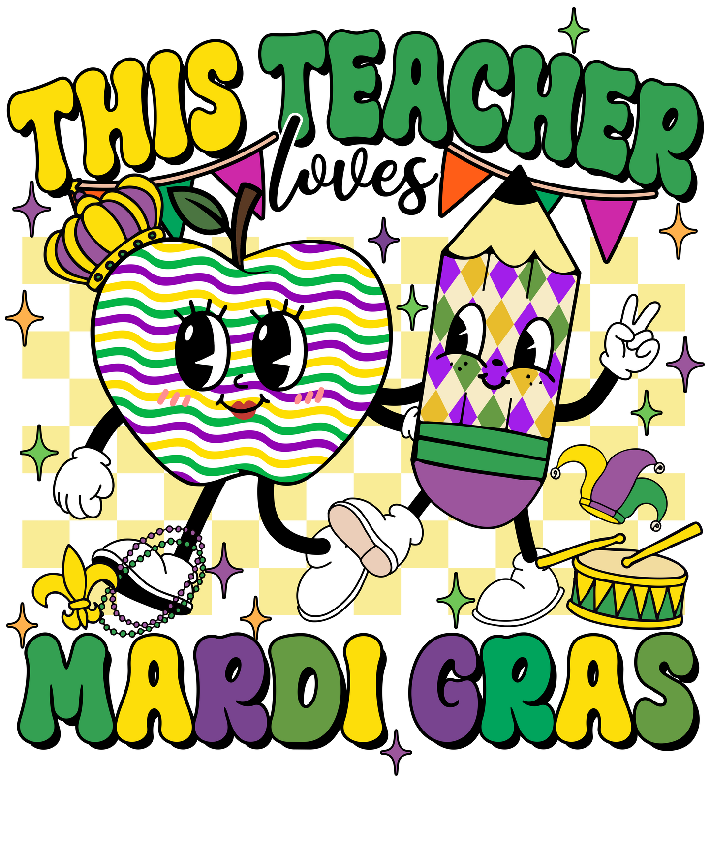 Mardi Gras 971 - Or 312025 Vtn This Teacher Loves Mardi Gras