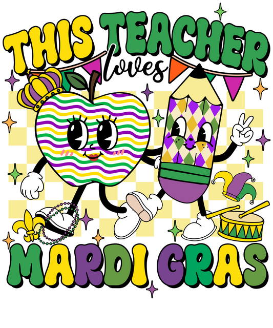 Mardi Gras 971 - Or 312025 Vtn This Teacher Loves Mardi Gras