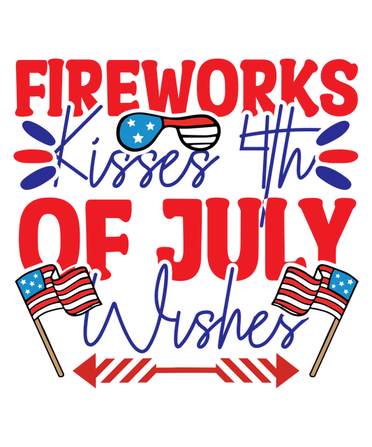 4th of July 352 - Fireworks Kisses 4th Of July Wishes 01