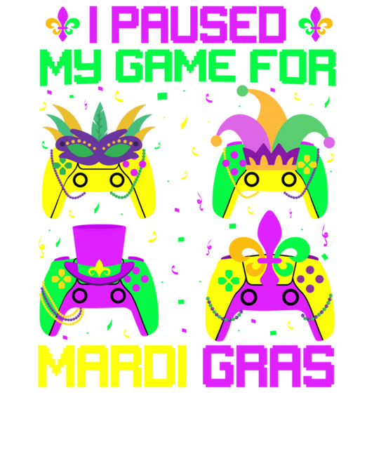 Mardi Gras 464 - I Paused My Game For Mardi Gras Video Game Mardi Gras