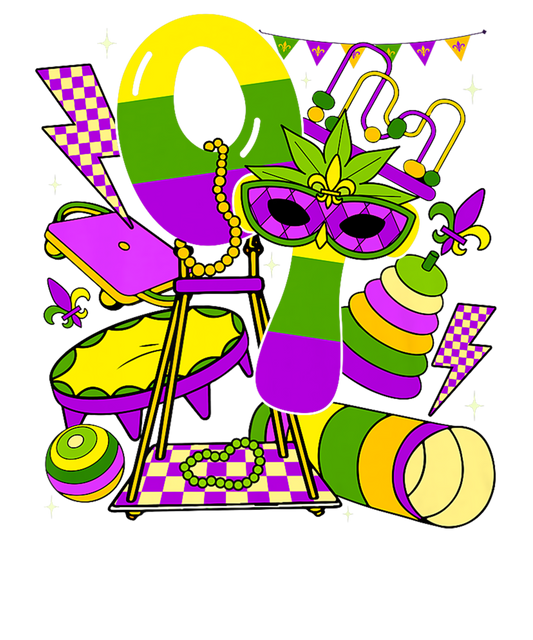 Funny Occupational Therapy OT OTA Therapist Mardi Gras a