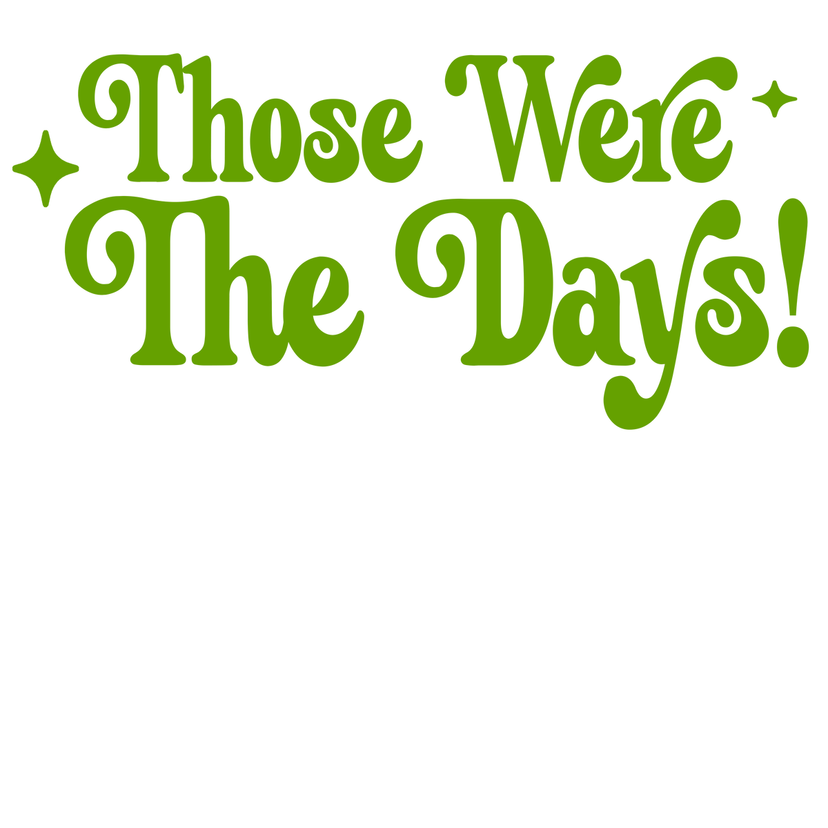Randomness 1649 - Thosewerethedays