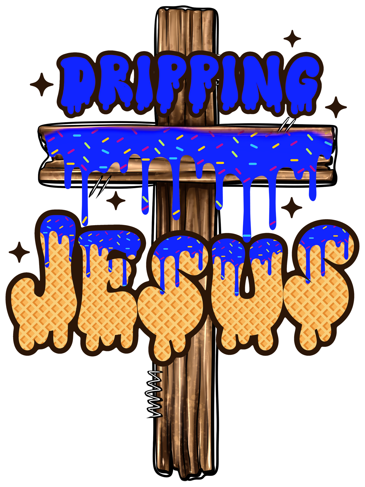 drip blue