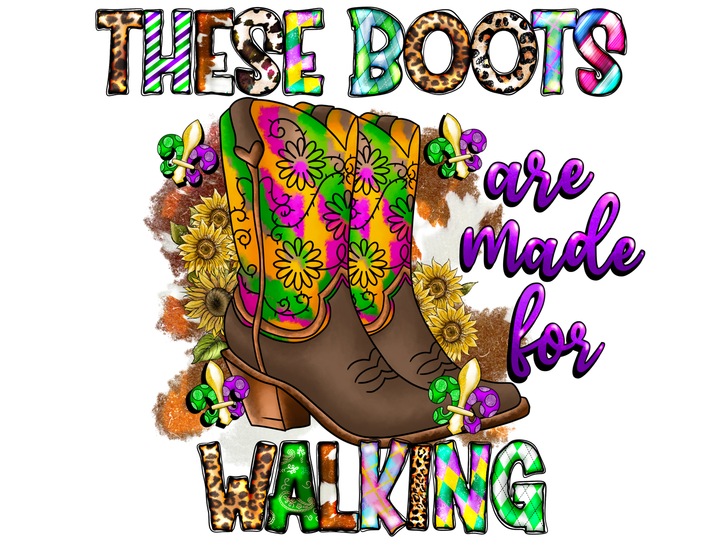 Mardi Gras 1018 - Thesebootsaremadeforwalking