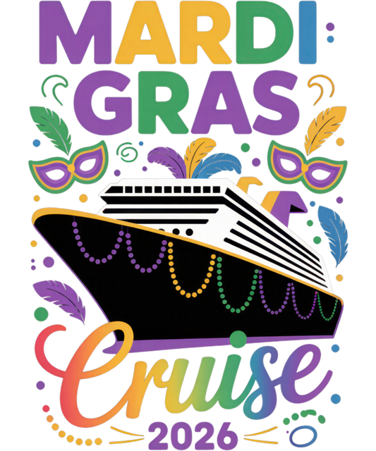 Mardi Gras 595 - Mardi Gras Cruise 2026 Festive Party Outfit For Family Sweatshirt