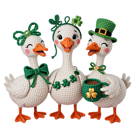 St. Patrick's Day 14 - Crochet St Patricks Day Silly 139019569 Crochet St Patrick’S Day Silly Goose Png