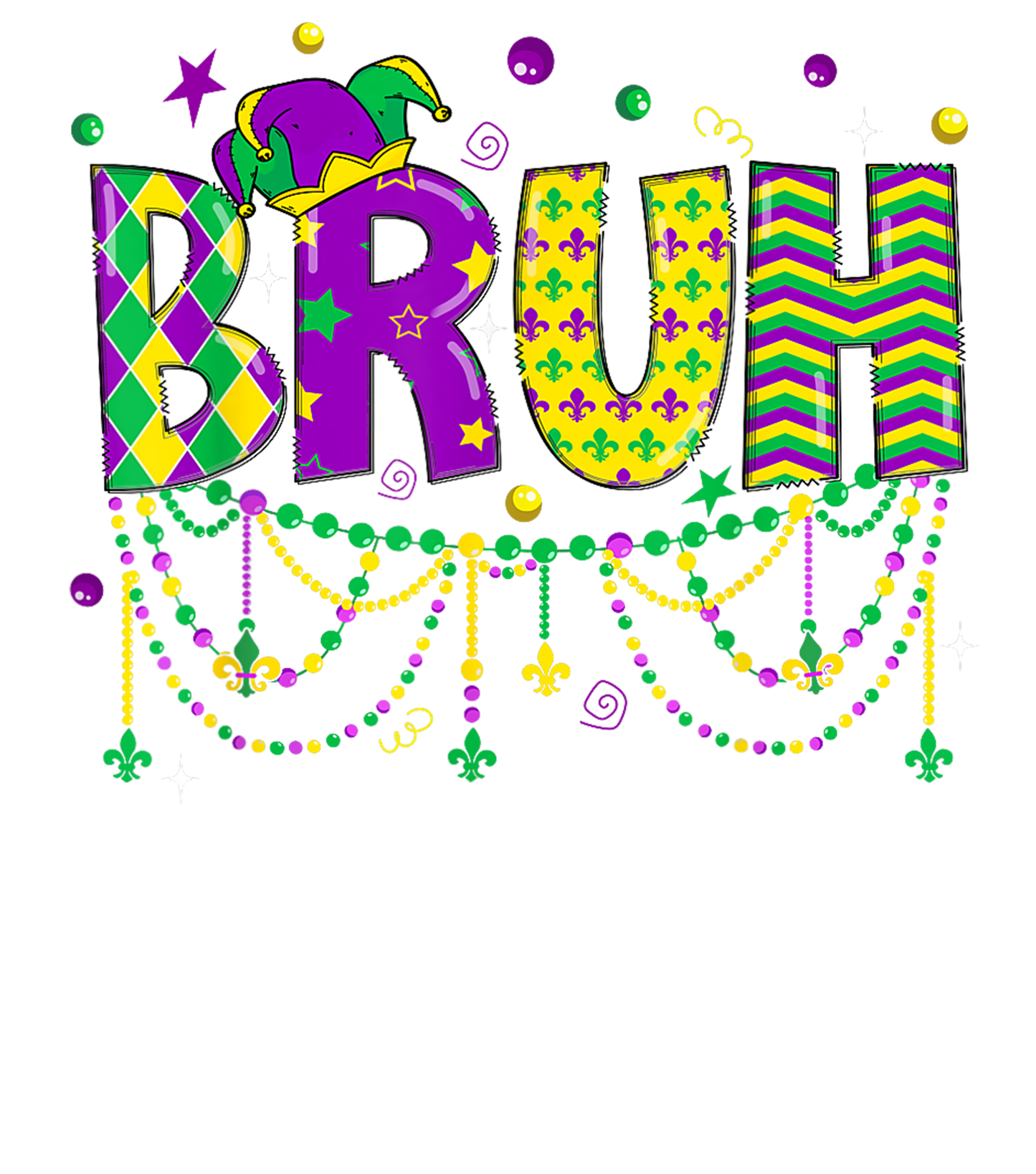 Mardi Gras 850 - Merch Mardi Gras Bruh Party Funny Mardi Gras Carnival Men Women T Shirt