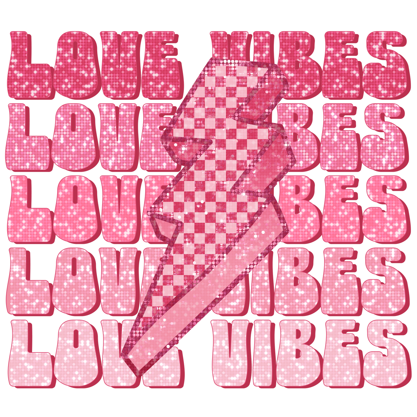 Valentine's Day 72 - Love Vibes Glitter