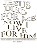 jesus died for me