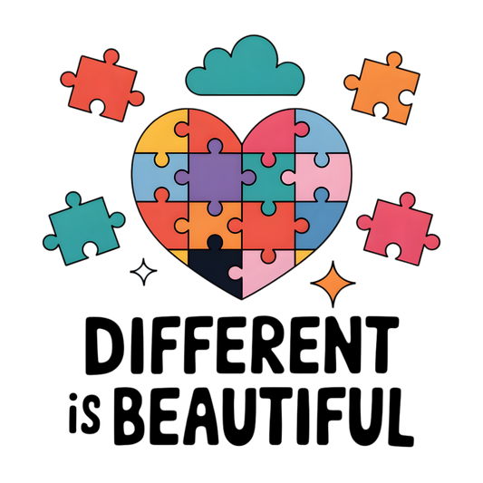 Autism 341 - Copy Of 05. Robot Colorful  Jigsaw Puzzle Pieces
