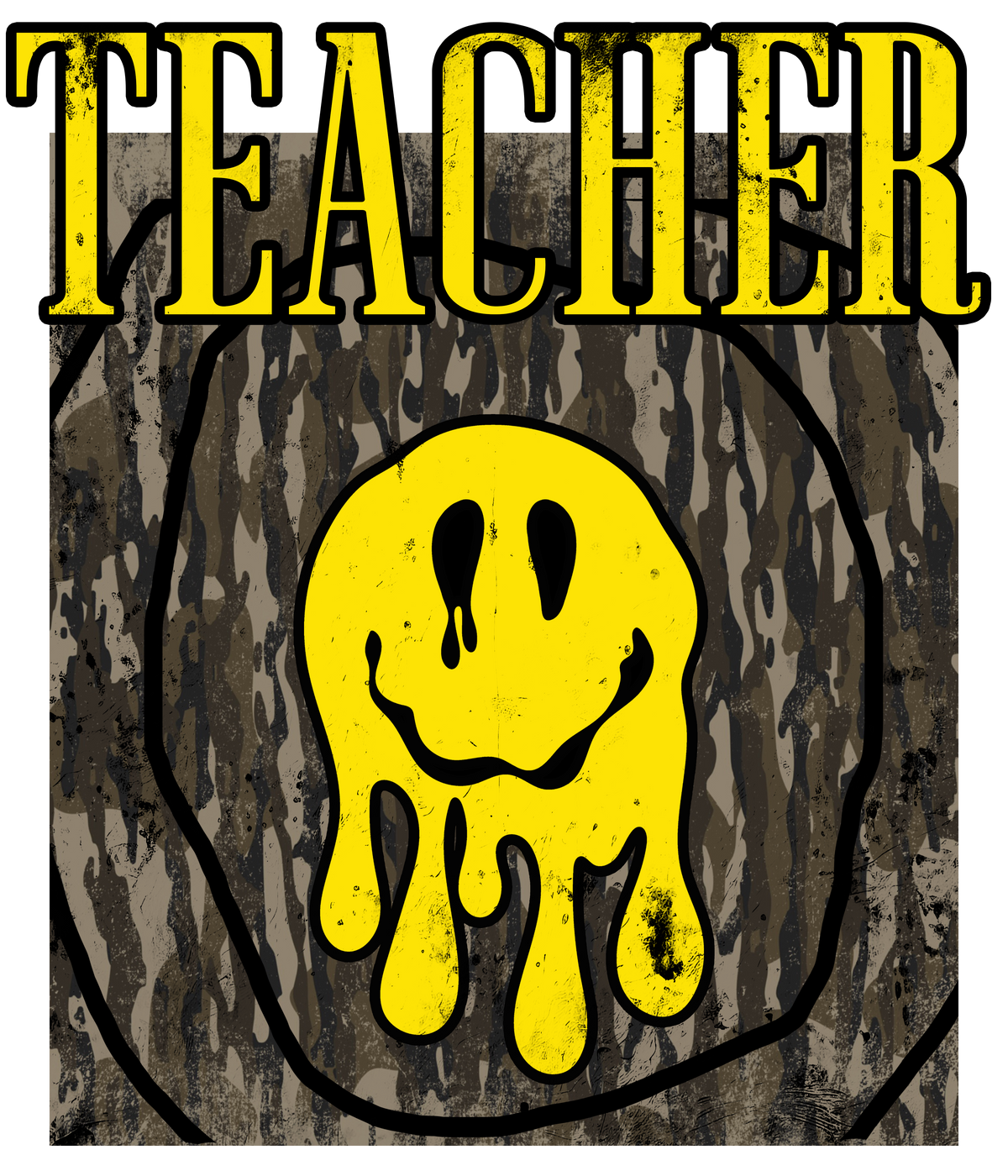Randomness 1618 - Teacher Camo Smiley