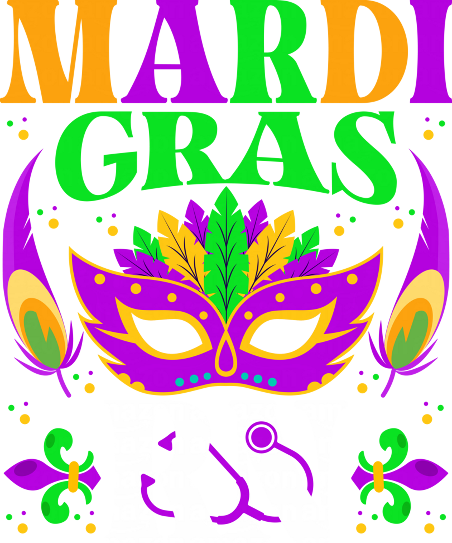 Mardi Gras 652 - Mardi Gras Rn New Orleans Nola Registered Nurse Fat Tuesdays Sweatshirt