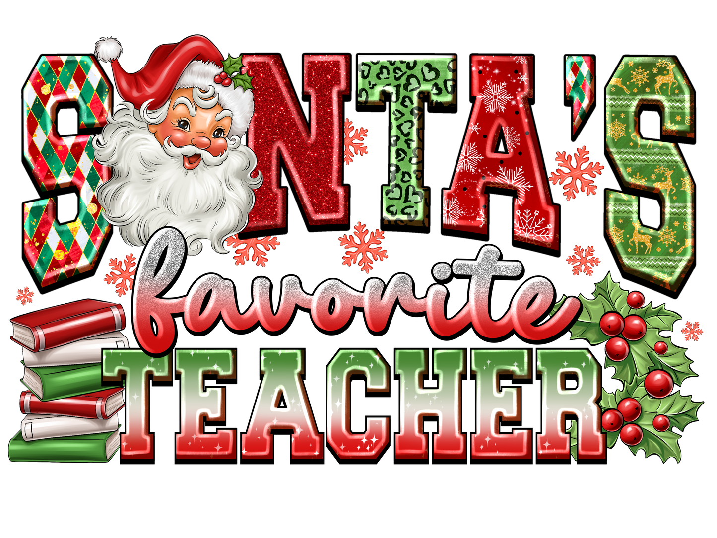 Teacher 597 - Santasfavoriteteacher Kopyası