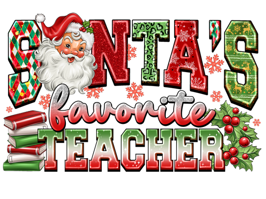 Teacher 597 - Santasfavoriteteacher Kopyası