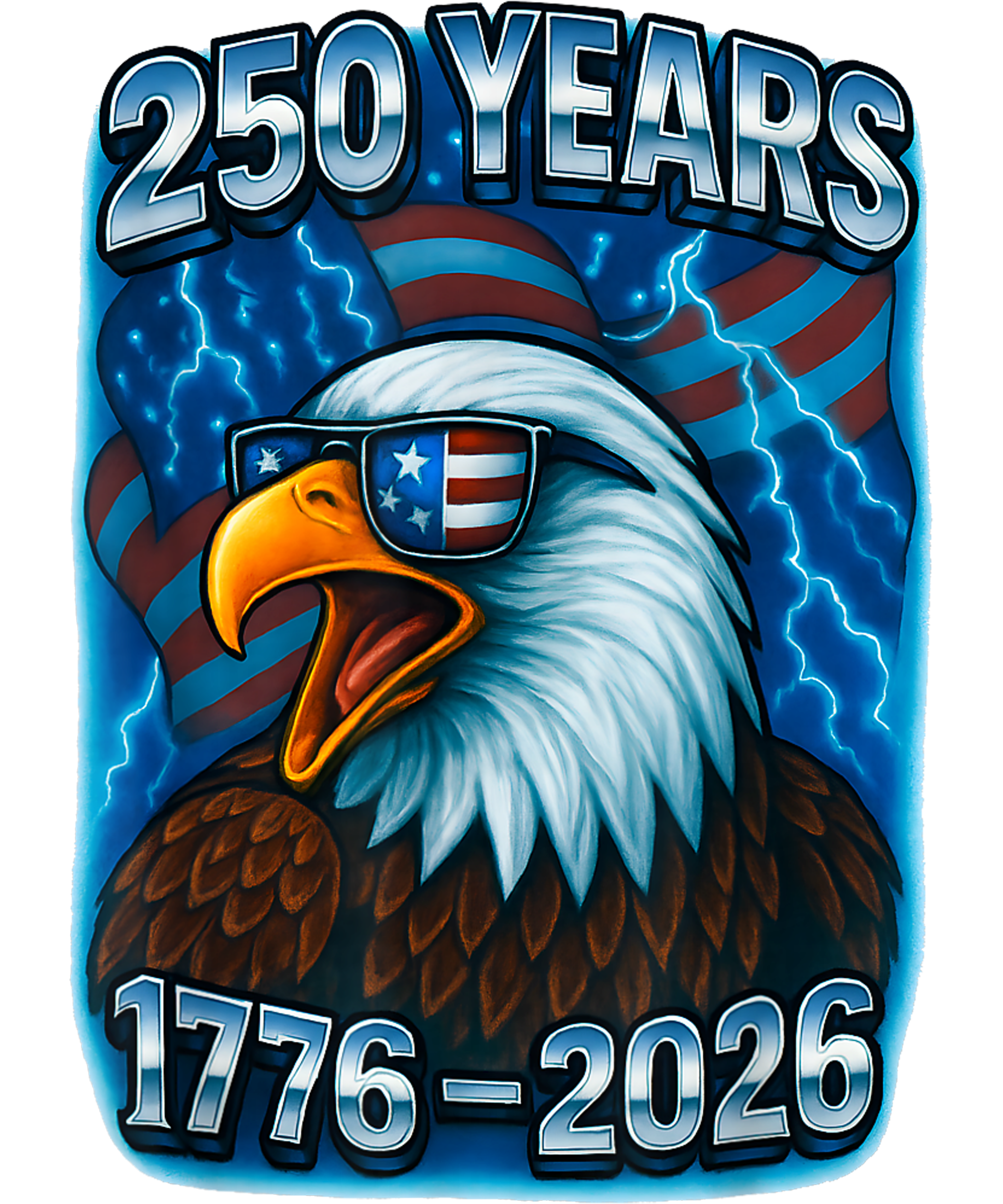 4th of July 35 - 250 Years American 1776 2026 250th Usa Birthday 4th Of July T Shirt (2)