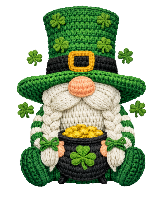 St. Patrick's Day 62 - Faux Yarn St Patricks Day 138883220 Faux Yarn St Patricks Day Gnome