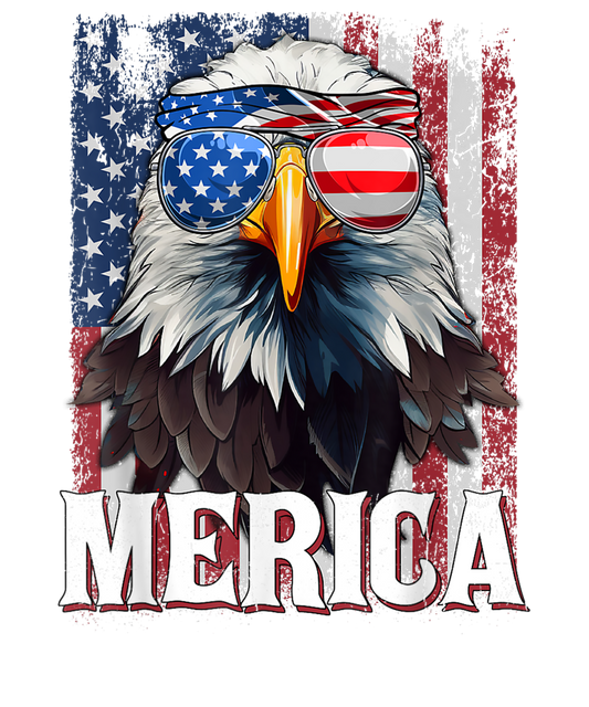 4th of July 398 - Merica   Patriotic Usa Eagle Of Freedom   4th Of July