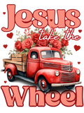 Jesus wheel roses