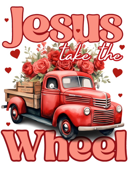 Jesus wheel roses