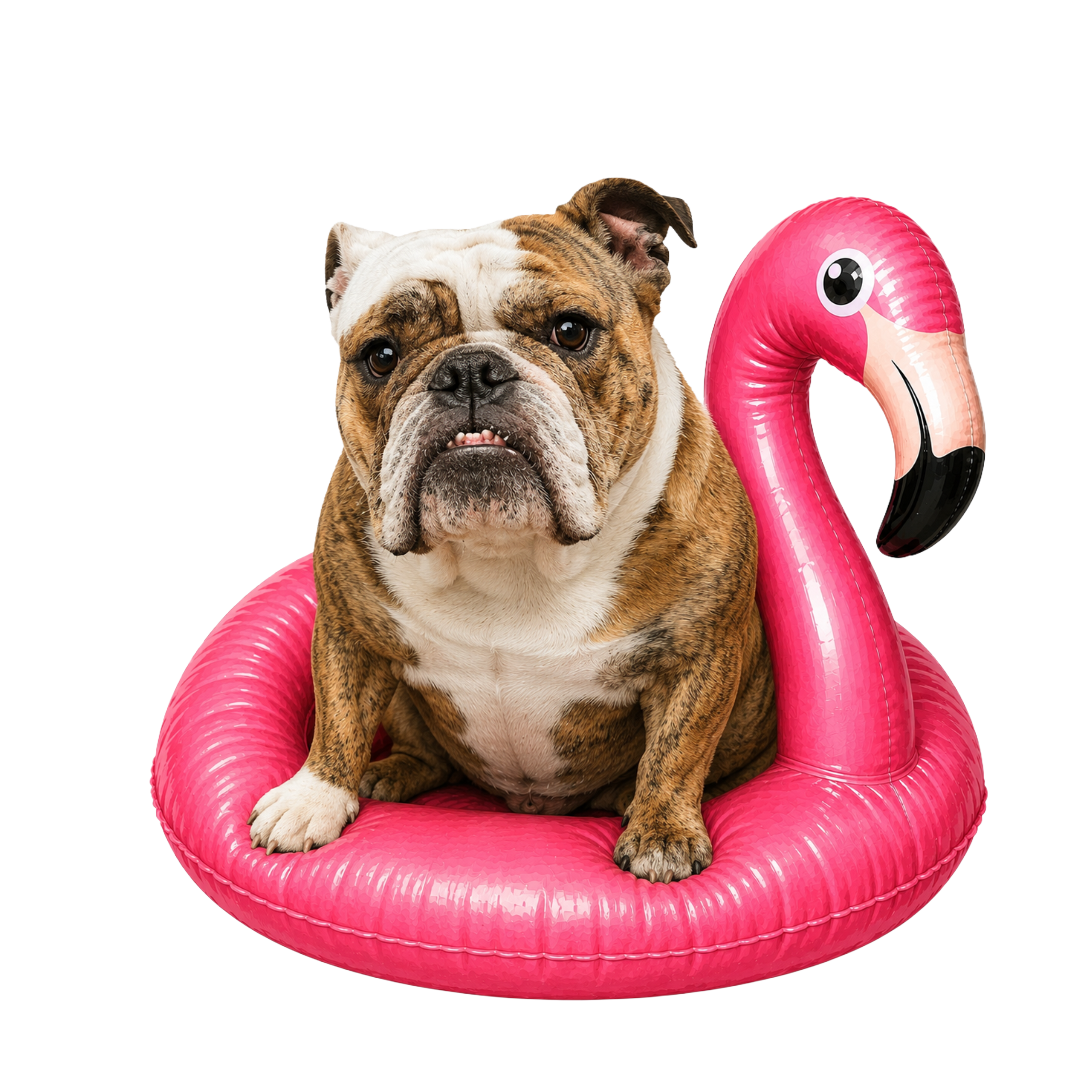 Randomness 390 - Brindle English Bulldog Float