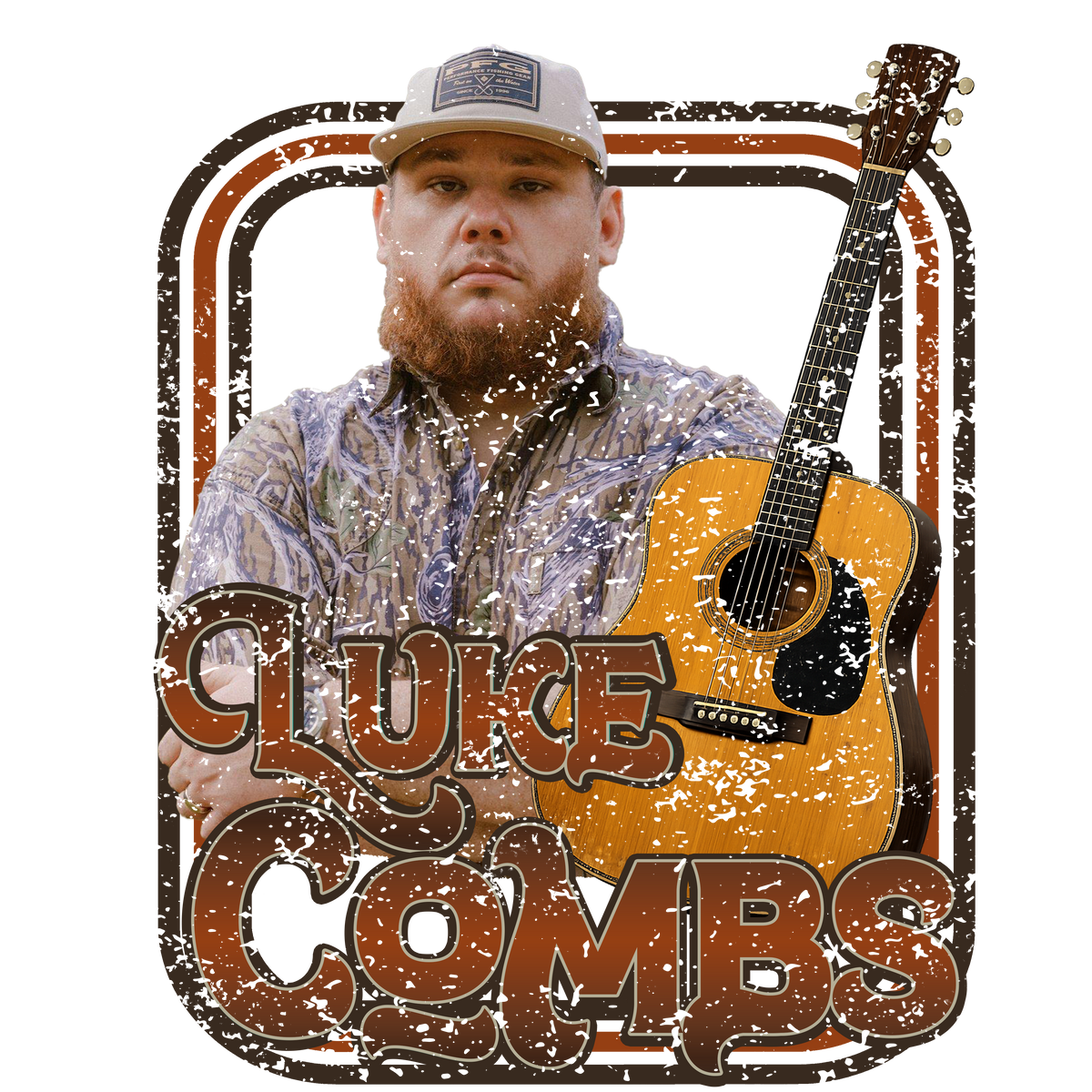 Randomness 998 - Luke Combs Distressed