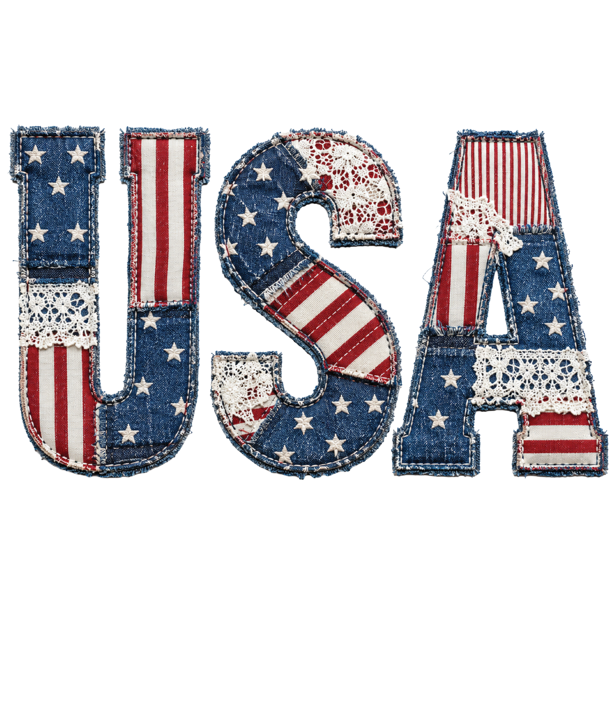 Randomness 1736 - Usa Stitches Quilted