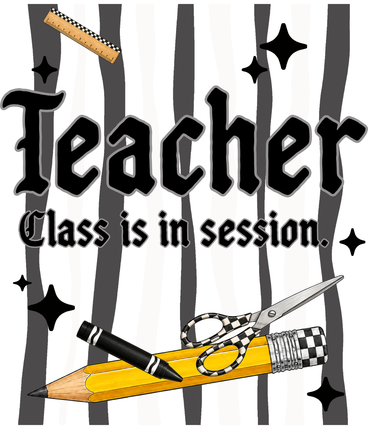 Randomness 1619 - Teacher Checkered