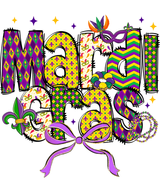 Mardi Gras 420 - Funny Mardi Gras Parade Outfit Jester Hat Girl Women Kids Sweatshirt