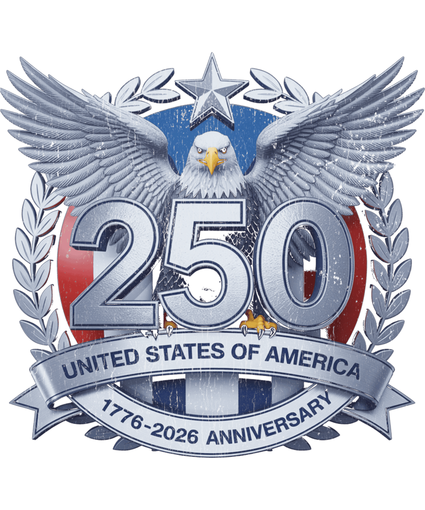 4th of July 52 - 250 Years Usa Flag American 250th Anniversary Patriotic Long Sleeve T Shirt