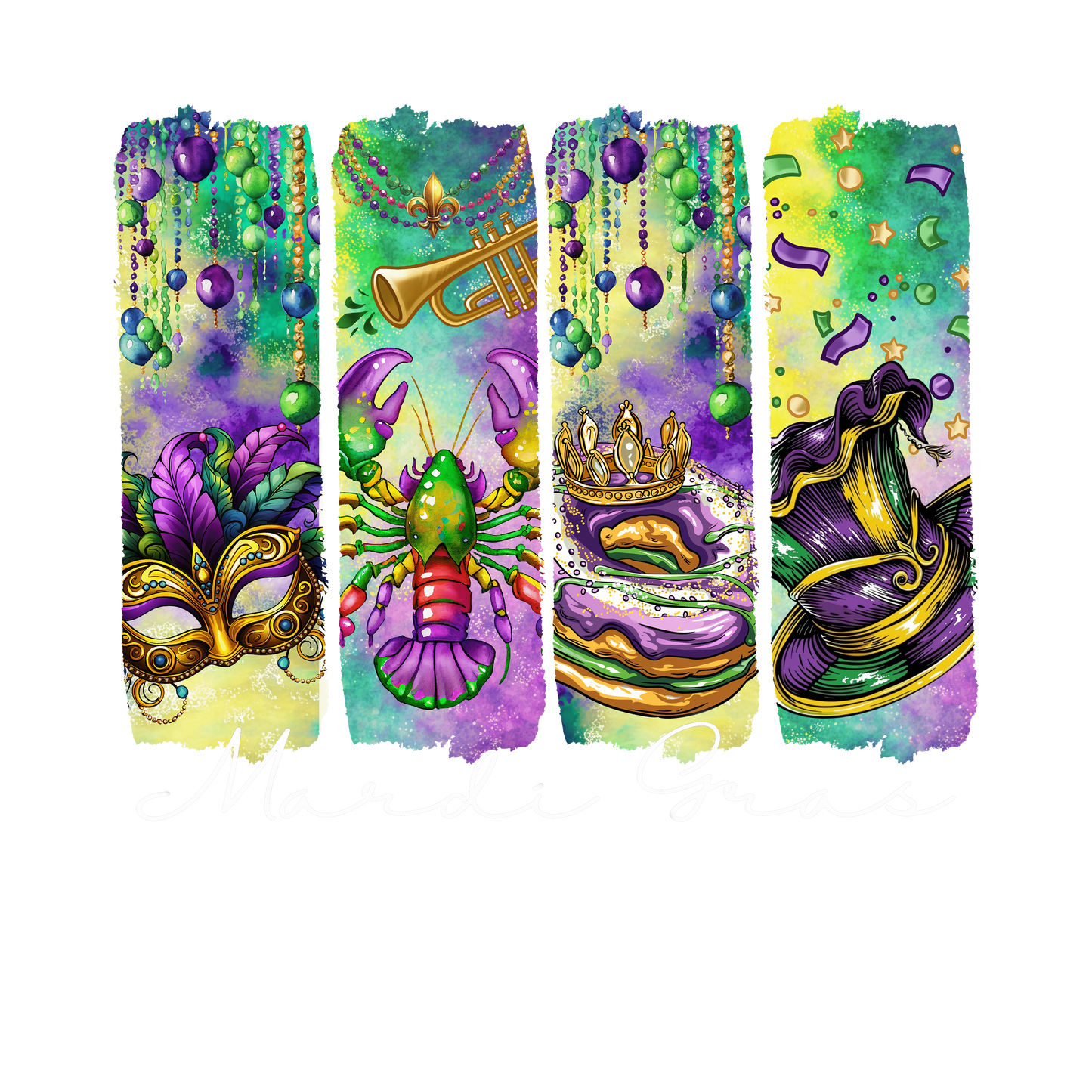 Mardi Gras 1040 - Whitetext