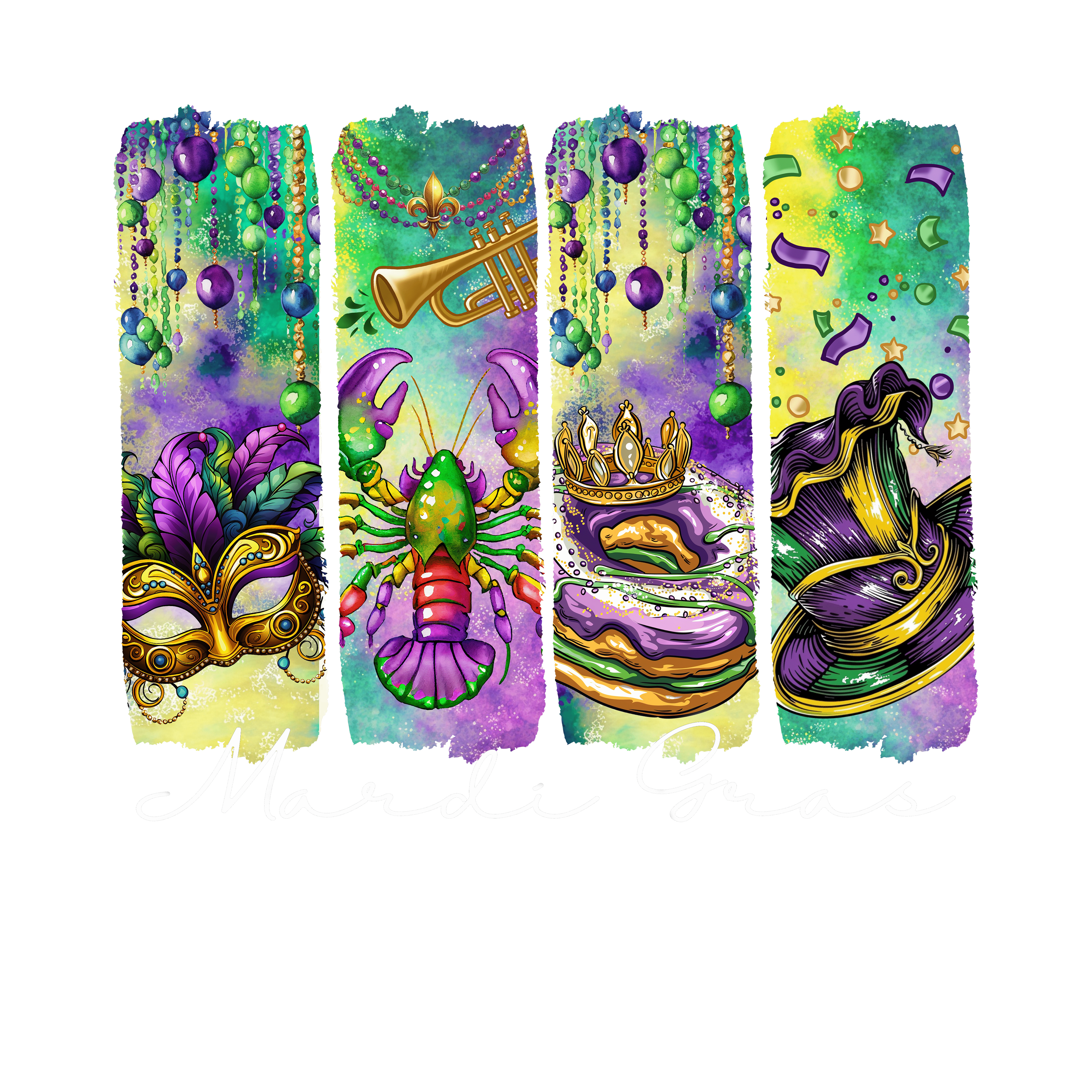 Mardi Gras 1040 - Whitetext