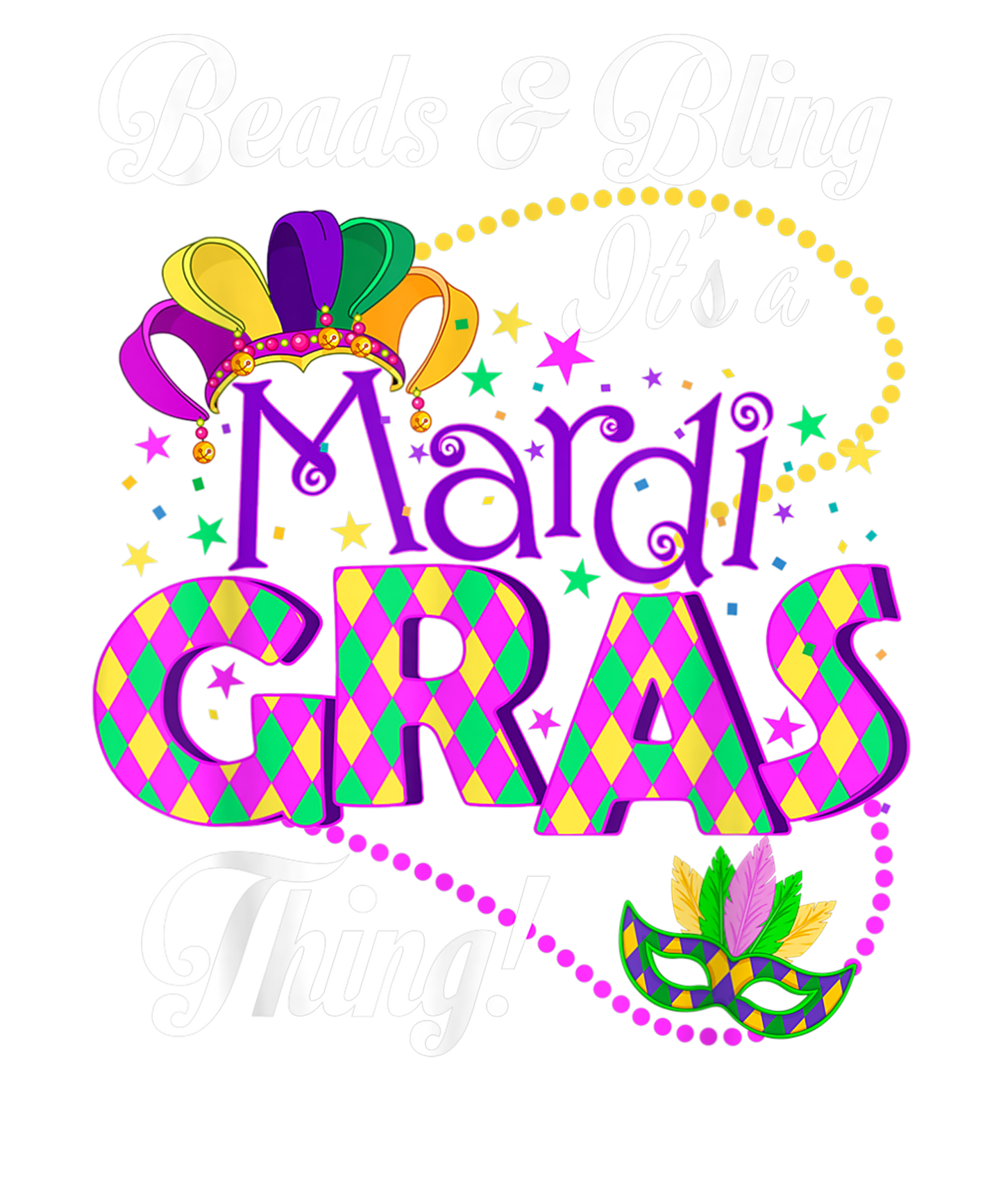 Mardi Gras 297 - Beads And Bling It S A Mardi Gras Thing