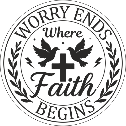 worry ends where faith begins