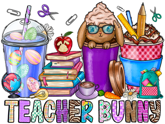 Teacher 682 - Teacherbunnycoffee