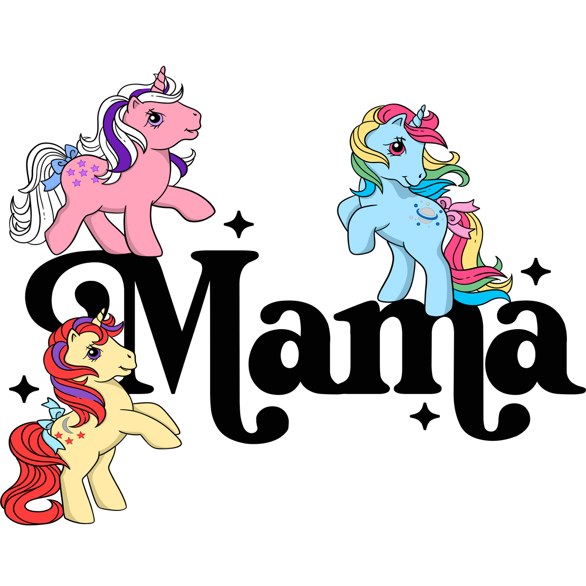 Randomness 1328 - Pony Mama Black