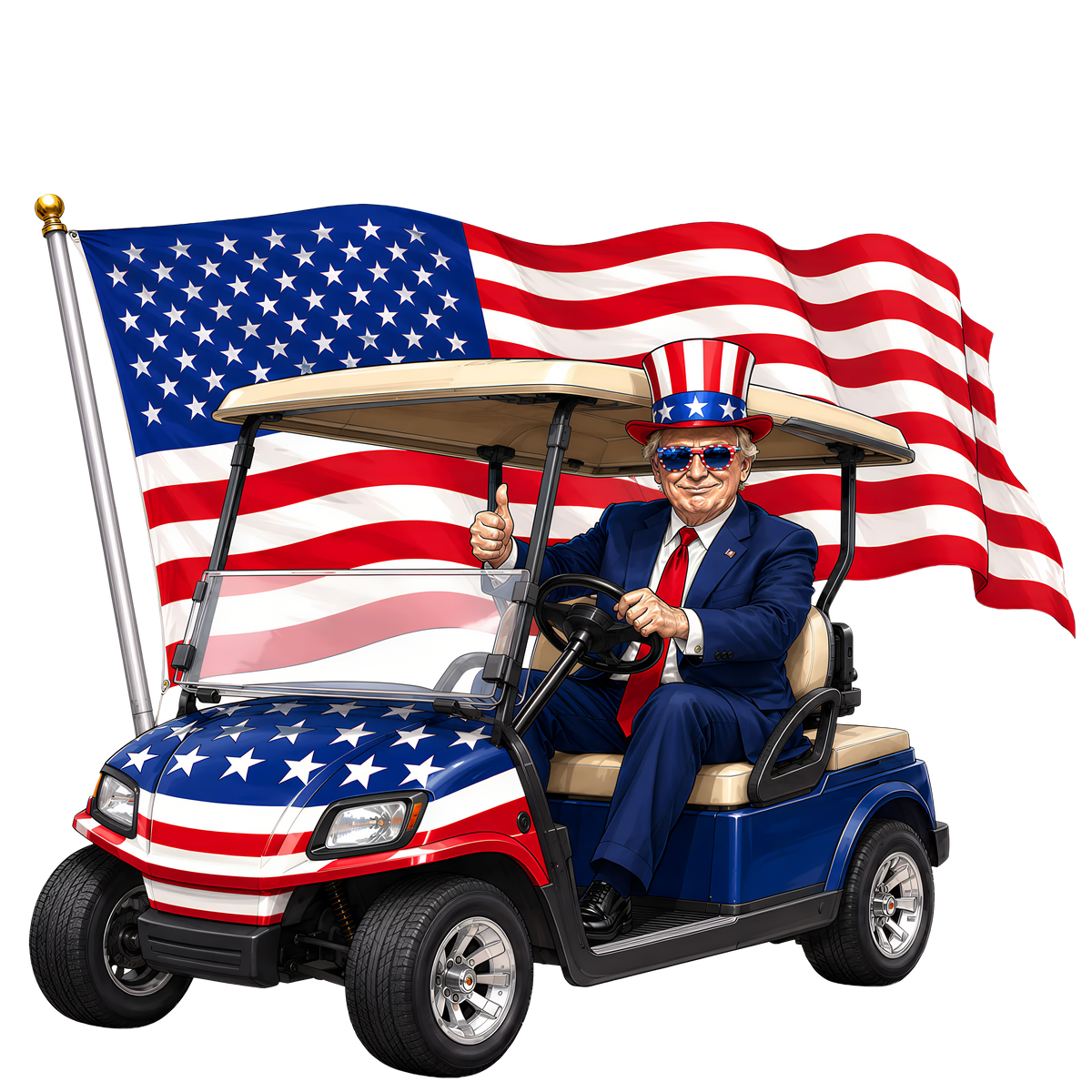 Randomness 1713 - Trump Golf Cart